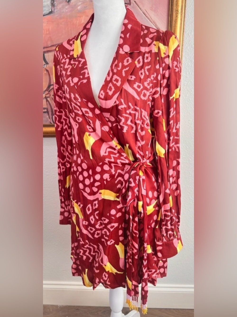 Farm Rio Toucanissimo Wrap Dress - Picture 2 of 3